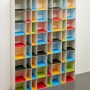 Toy Toy Shelves, 2017, painted wood, 135 x 90 cm